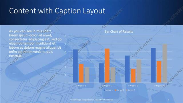 Content with Caption presentation slide layout