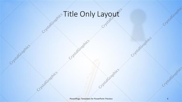 Title Only presentation slide layout