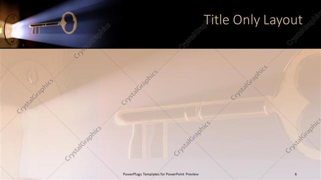 Title Only presentation slide layout