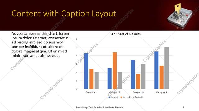 Content with Caption presentation slide layout