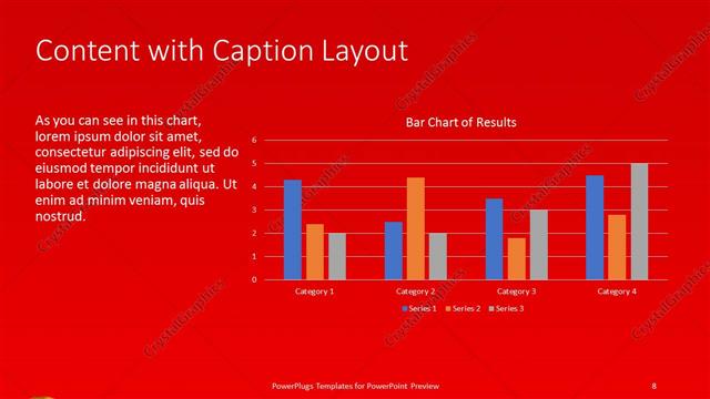 Content with Caption presentation slide layout
