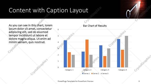 Content with Caption presentation slide layout