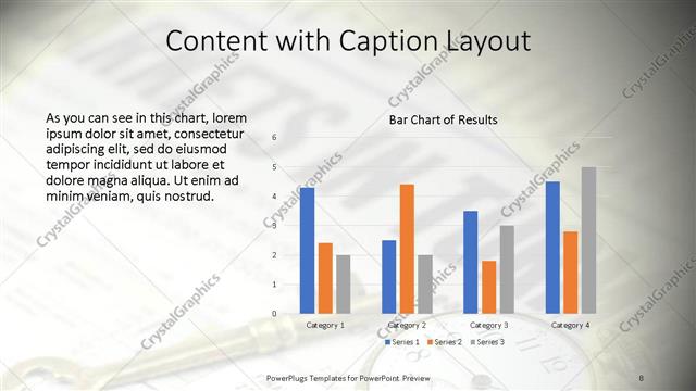 Content with Caption presentation slide layout