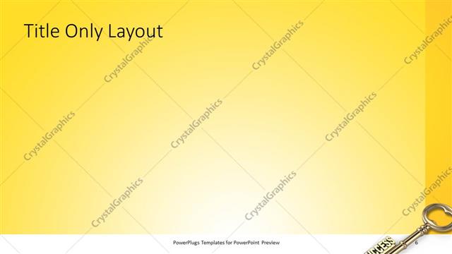 Title Only presentation slide layout