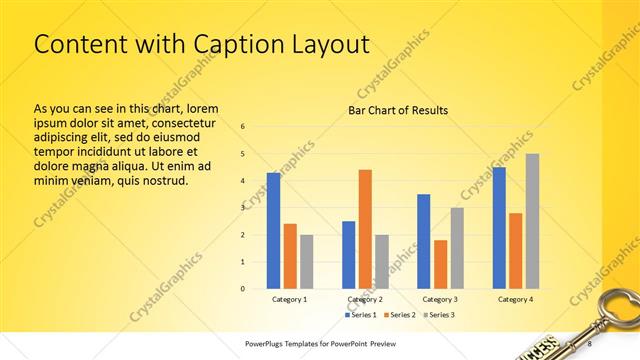 Content with Caption presentation slide layout