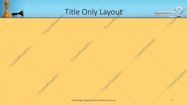 Title Only presentation slide layout