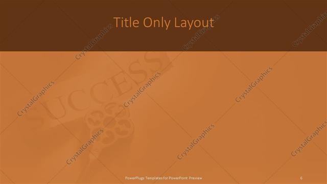 Title Only presentation slide layout