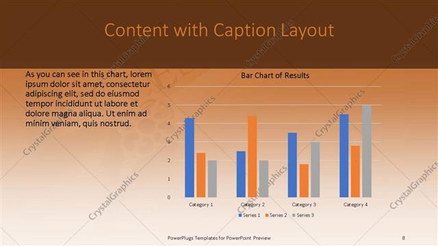 Content with Caption presentation slide layout