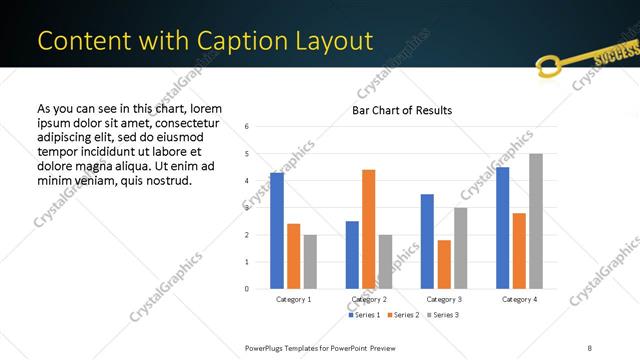Content with Caption presentation slide layout