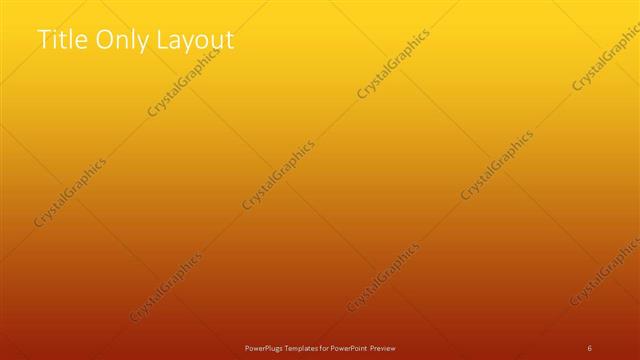 Title Only presentation slide layout