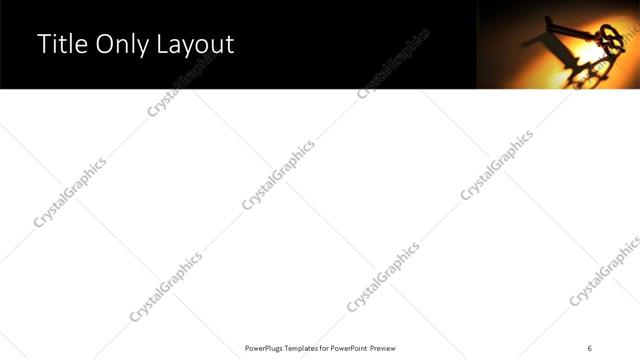 Title Only presentation slide layout