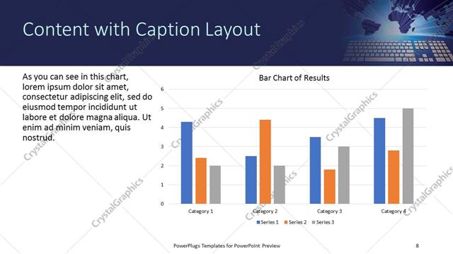 Content with Caption presentation slide layout