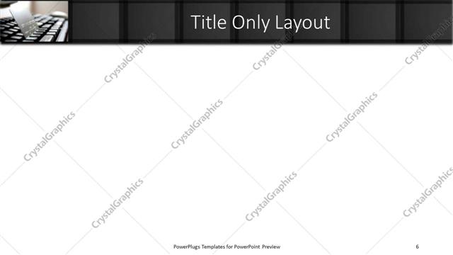 Title Only presentation slide layout