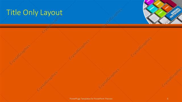 Title Only presentation slide layout