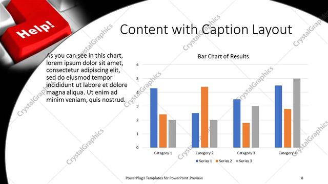 Content with Caption presentation slide layout