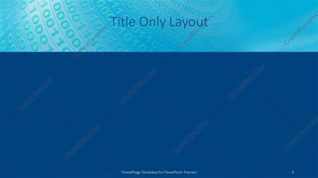 Title Only presentation slide layout