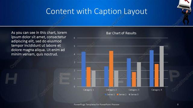 Content with Caption presentation slide layout