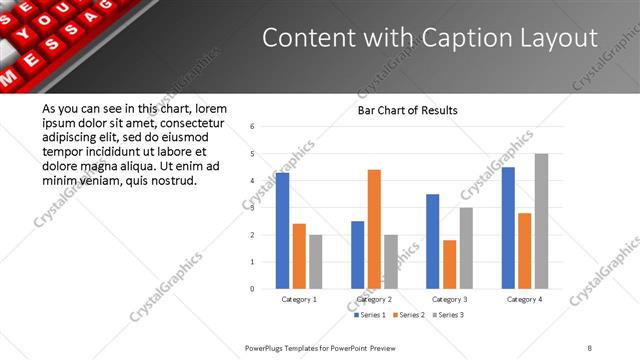 Content with Caption presentation slide layout