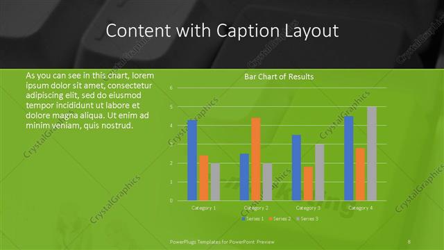 Content with Caption presentation slide layout