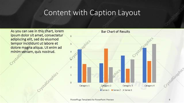 Content with Caption presentation slide layout