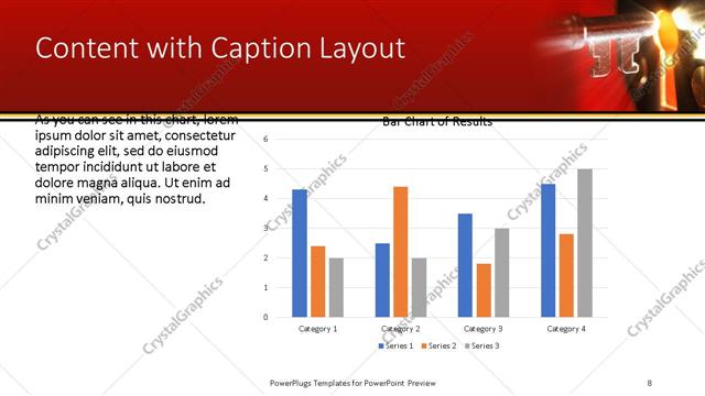 Content with Caption presentation slide layout