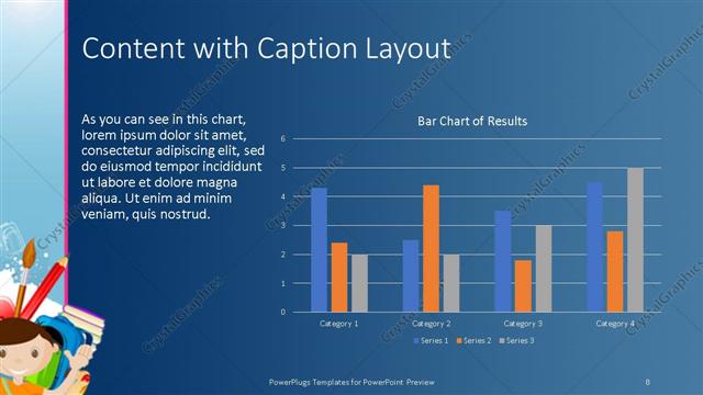 Content with Caption presentation slide layout
