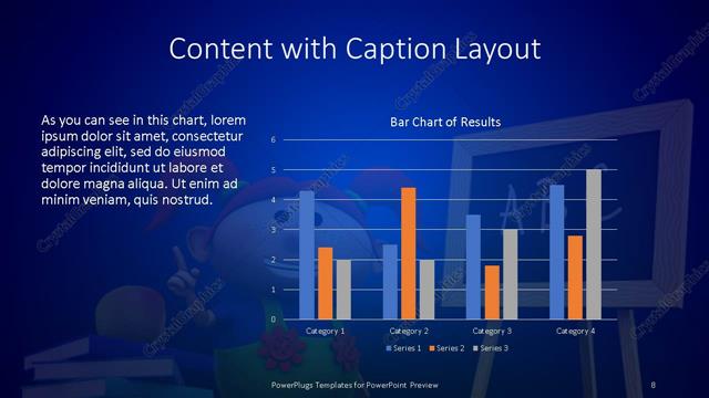 Content with Caption presentation slide layout