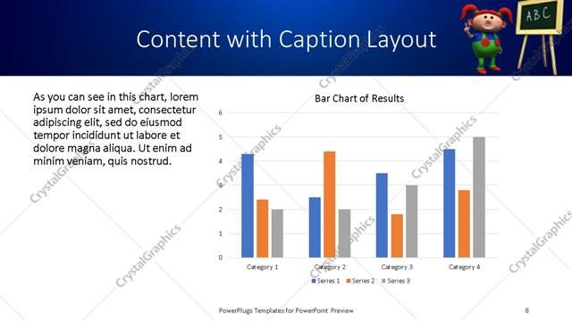 Content with Caption presentation slide layout