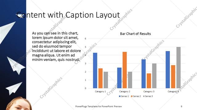 Content with Caption presentation slide layout