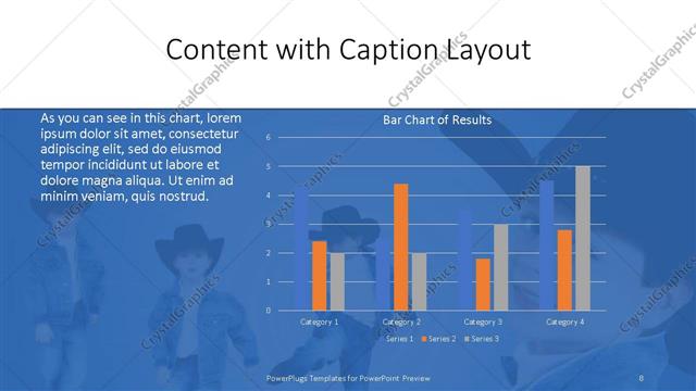 Content with Caption presentation slide layout