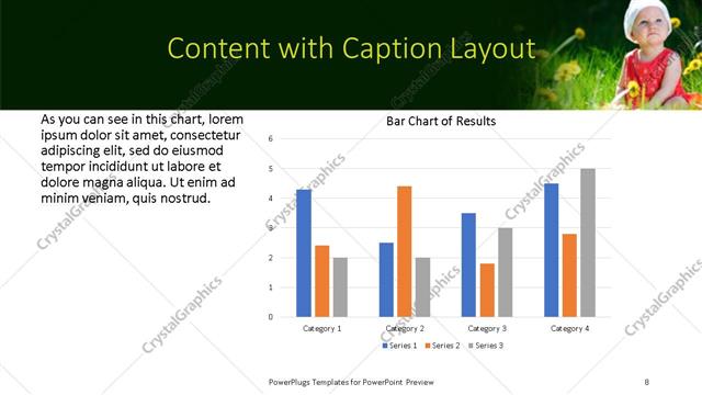 Content with Caption presentation slide layout