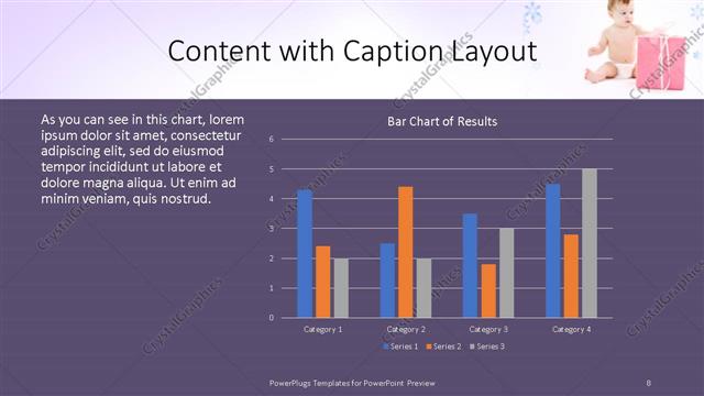 Content with Caption presentation slide layout