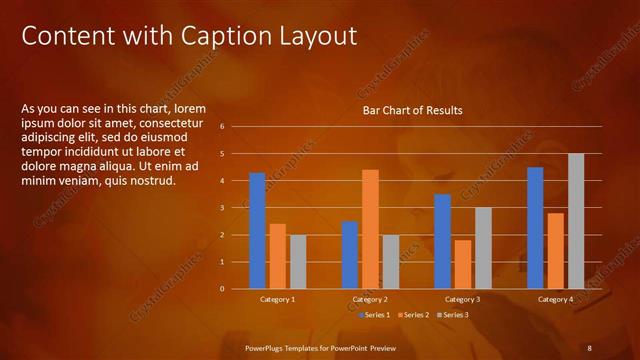 Content with Caption presentation slide layout