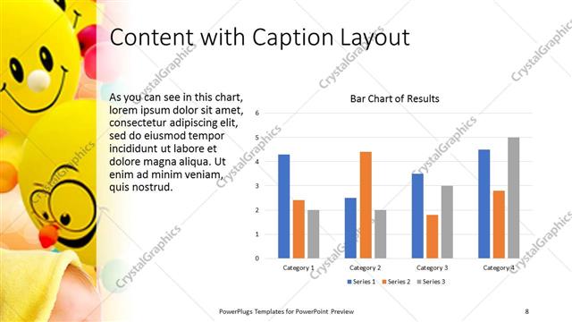 Content with Caption presentation slide layout