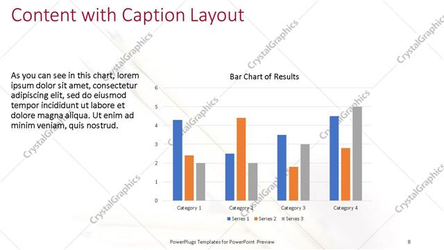 Content with Caption presentation slide layout