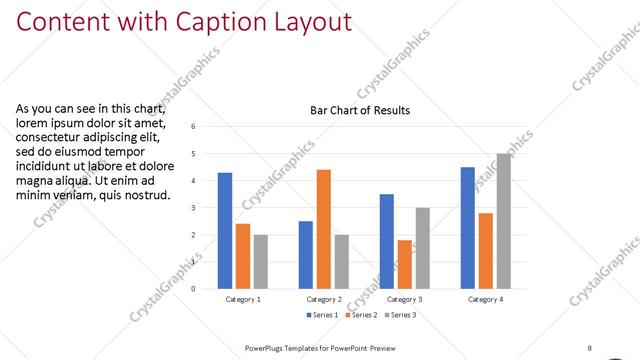 Content with Caption presentation slide layout