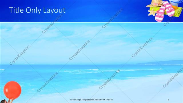 Title Only presentation slide layout