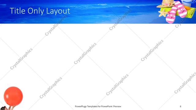 Title Only presentation slide layout