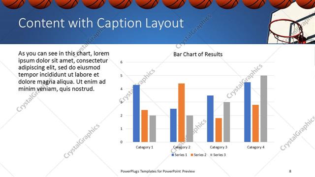 Content with Caption presentation slide layout