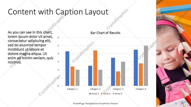 Content with Caption presentation slide layout