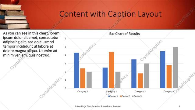 Content with Caption presentation slide layout