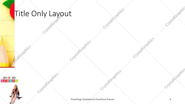 Title Only presentation slide layout