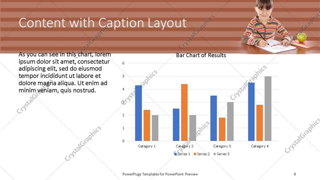 Content with Caption presentation slide layout