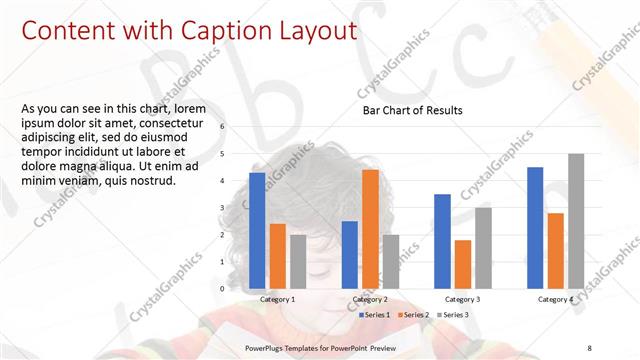 Content with Caption presentation slide layout