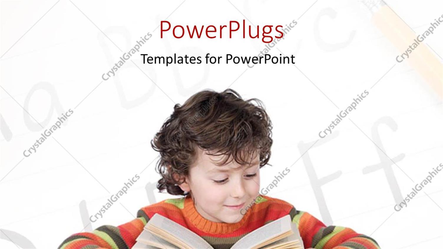 Featuring a Kid Studying from a Book