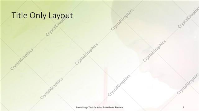 Title Only presentation slide layout