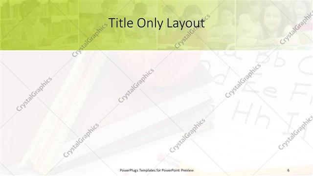 Title Only presentation slide layout