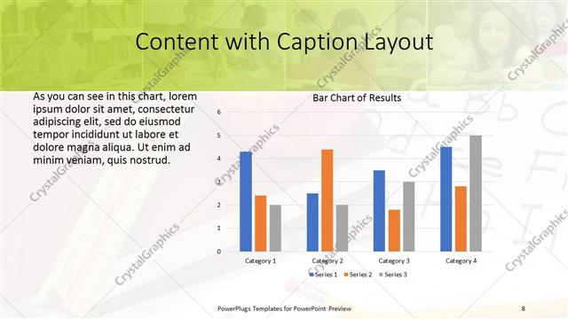 Content with Caption presentation slide layout