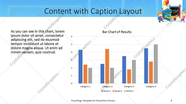 Content with Caption presentation slide layout