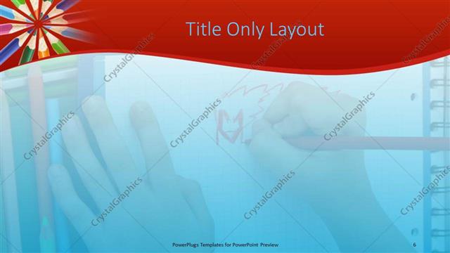 Title Only presentation slide layout